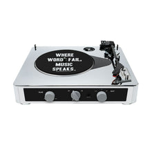 GADHOUSE Brad Retro Record Player Limited Edition Turntable เครื่องเล่นแผ่นเสียง Chrome Metallic (Pre-order)