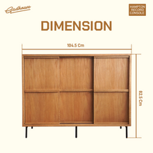 GADHOUSE Hampton Record Console ตู้โชว์แผ่นเสียง
