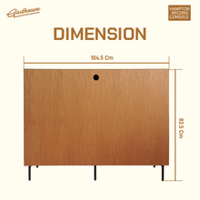 GADHOUSE Hampton Record Console ตู้โชว์แผ่นเสียง