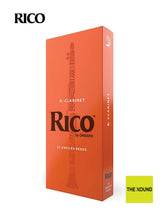 RICO Bb Clarinet Reeds Box of 25 Reeds ลิ้นบีแฟลตคลาริเน็ต
