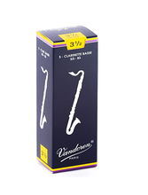 VANDOREN Bb Clarinet Bass Reeds Box of 5 Reeds ลิ้นบีแฟลตเบสคลาริเน็ต