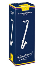 VANDOREN Bb Clarinet Bass Reeds Box of 5 Reeds ลิ้นบีแฟลตเบสคลาริเน็ต